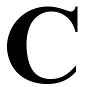 Simple c logo